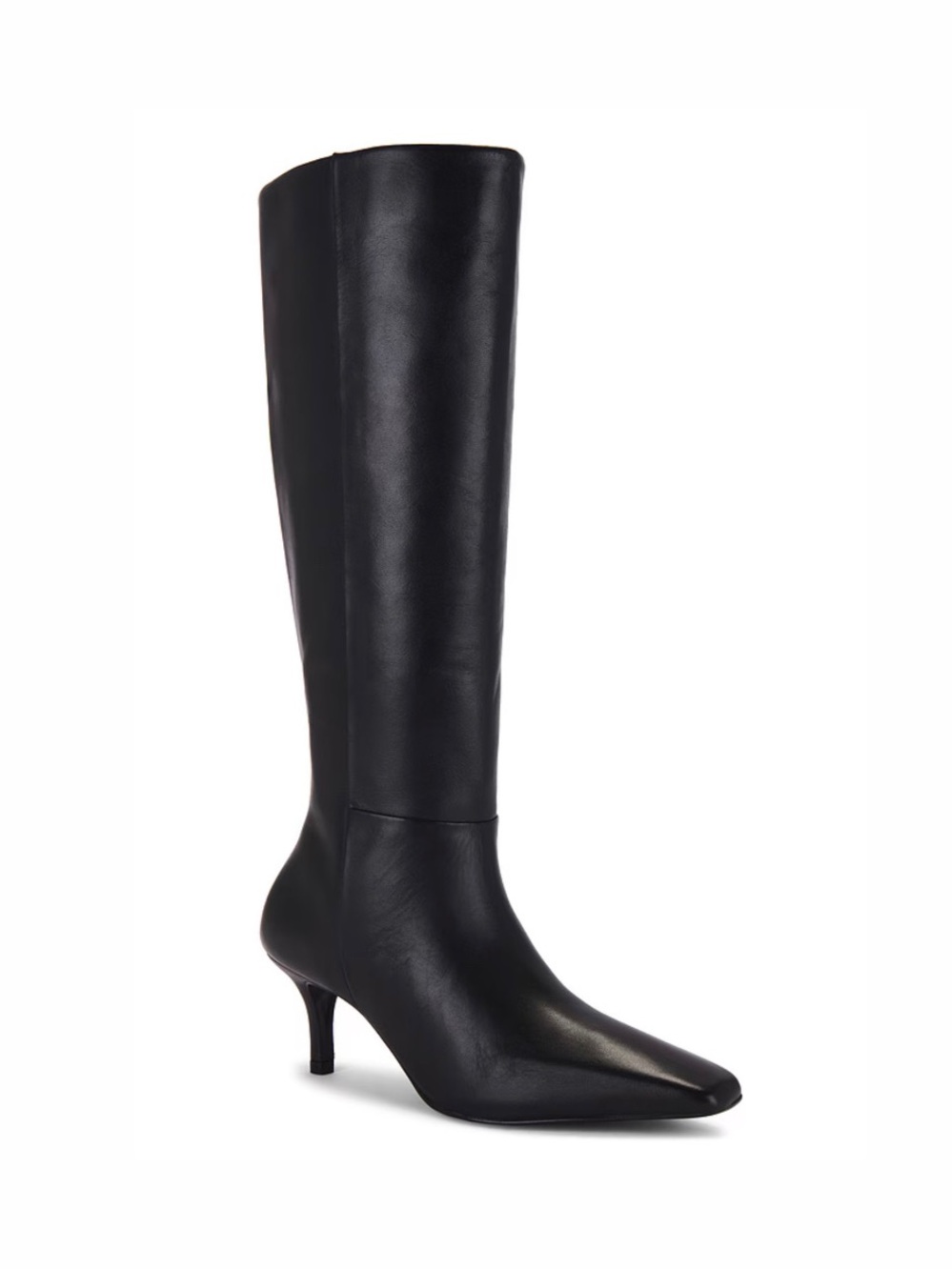 New RAYE the label black leather knee high Shani boots